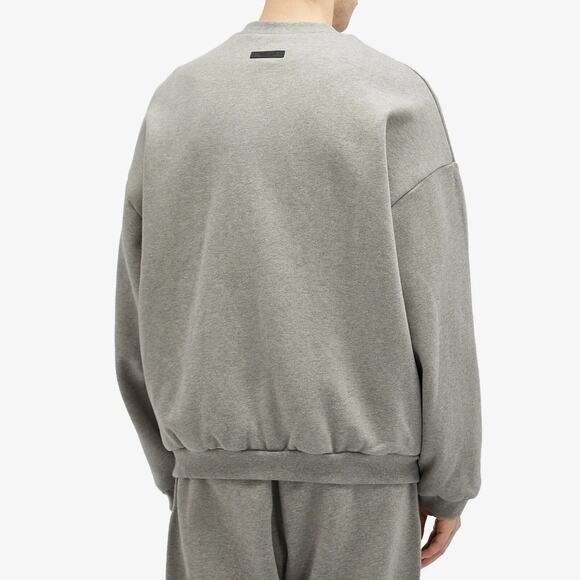 Essentials Fear of God State Sweatshirt Fleece Crew Neck Heather Oatmeal Medium - Picture 12 of 16